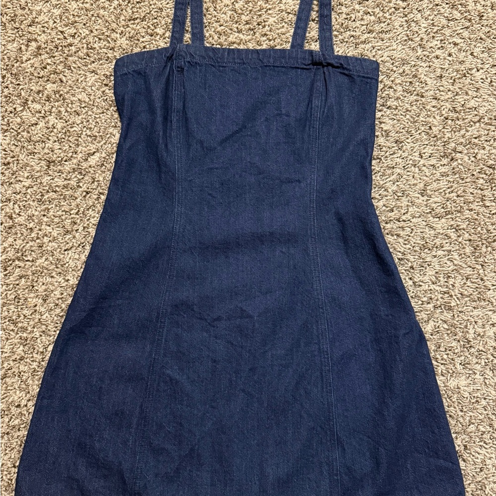 Madewell Dark Wash Denim Mini Dress Size 10